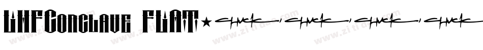 LHFConclave FLAT字体转换